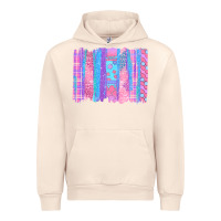 Sandshell Pink Easter Brushstrokes Urban Hoodie - BundleAndBundleShop