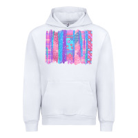 White Pink Easter Brushstrokes Urban Hoodie - BundleAndBundleShop