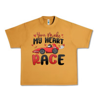 Peanut Butter you make my heart race valentine's day Urban Heavy Tee - MaliasSmallBusiness
