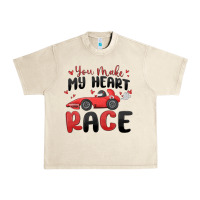 Sandshell you make my heart race valentine's day Urban Heavy Tee - MaliasSmallBusiness