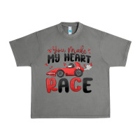 Tornado you make my heart race valentine's day Urban Heavy Tee - MaliasSmallBusiness