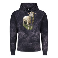 Cloud Black dorset sheep Vintage Hoodie - LillyAllenDesigns