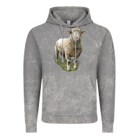 Cloud Rock dorset sheep Vintage Hoodie - LillyAllenDesigns