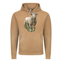 Vintage Camel dorset sheep Vintage Hoodie - LillyAllenDesigns
