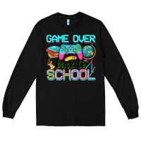 Black game over back to school Long Sleeve Tee - NancyCooperArtShop
