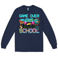 Navy game over back to school Long Sleeve Tee - NancyCooperArtShop