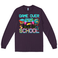 Plum game over back to school Long Sleeve Tee - NancyCooperArtShop