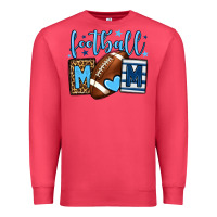 Cardinal Football mom blue team color Premium Sweatshirt - HowdyJamesFarm
