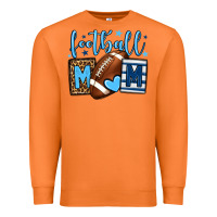 Carrot Football mom blue team color Premium Sweatshirt - HowdyJamesFarm