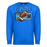 True Royal Football mom blue team color Premium Sweatshirt - HowdyJamesFarm