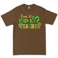 Cacao one lucky teacher Premium Tee - AdoDesignShop