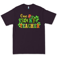 Plum one lucky teacher Premium Tee - AdoDesignShop