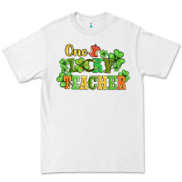 White one lucky teacher Premium Tee - AdoDesignShop
