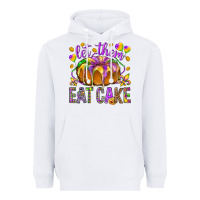 White Let them eat cake Heavyweight Hoodie - HowdyJamesFarm
