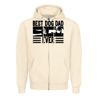 Sandshell Best dog dad ever Zipper Hoodie - Bettercallsaul