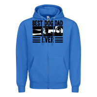 True Royal Best dog dad ever Zipper Hoodie - Bettercallsaul