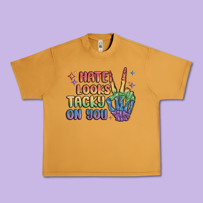 Hate Looks Tacky On You Pride Urban Heavy Tee Designed By Maliassmallbusiness