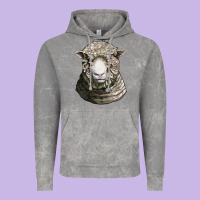 Dorset Sheep Head Vintage Hoodie Designed By Lillyallendesigns
