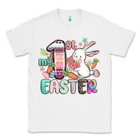 White my first easter Classic Tee - MaliasSmallBusiness