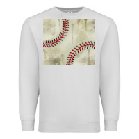 Dove Grey dirty baseball pattern Premium Sweatshirt - TumblerDesignByShophia