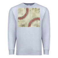 Heather Grey dirty baseball pattern Premium Sweatshirt - TumblerDesignByShophia