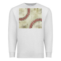 Oatmeal Heather dirty baseball pattern Premium Sweatshirt - TumblerDesignByShophia