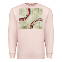 Pale Pink dirty baseball pattern Premium Sweatshirt - TumblerDesignByShophia