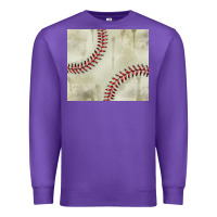 Purple dirty baseball pattern Premium Sweatshirt - TumblerDesignByShophia