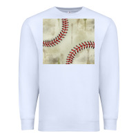 White dirty baseball pattern Premium Sweatshirt - TumblerDesignByShophia
