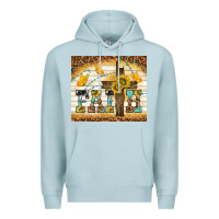 Blue Mist faith with cross Premium Hoodie - TumblerDesignByShophia