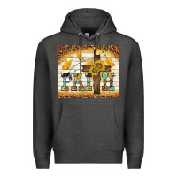 Charcoal Heather faith with cross Premium Hoodie - TumblerDesignByShophia