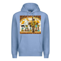 Colony Blue faith with cross Premium Hoodie - TumblerDesignByShophia