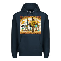 Navy faith with cross Premium Hoodie - TumblerDesignByShophia