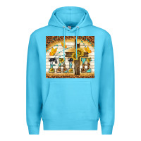Ocean Blue faith with cross Premium Hoodie - TumblerDesignByShophia