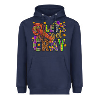 Navy Let's get cray Heavyweight Hoodie - HowdyJamesFarm