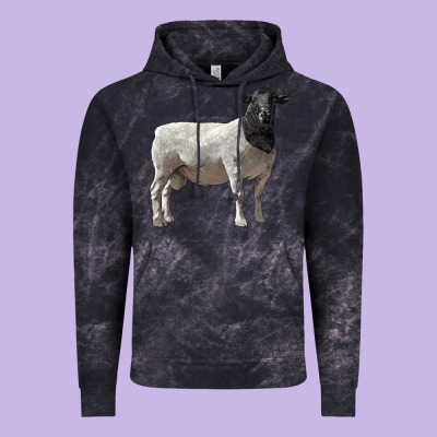 Dorper Sheep Vintage Hoodie Designed By Lillyallendesigns