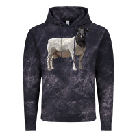 Cloud Black dorper sheep Vintage Hoodie - LillyAllenDesigns