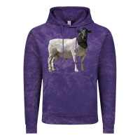 Cloud Purple dorper sheep Vintage Hoodie - LillyAllenDesigns