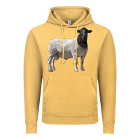 Vintage Mustard dorper sheep Vintage Hoodie - LillyAllenDesigns