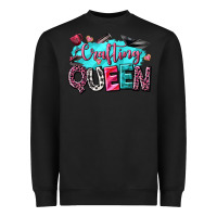 Black crafting queen Heavyweight Sweatshirt - NancyCooperArtShop