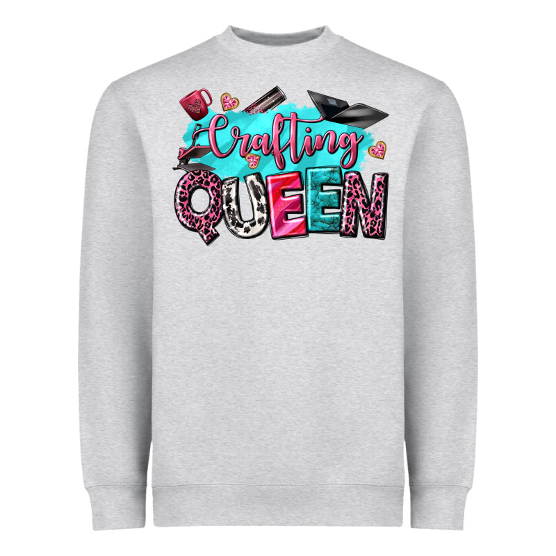 Crafting Queen Heavyweight Sweatshirt by NancyCooperArtShop | Teevron