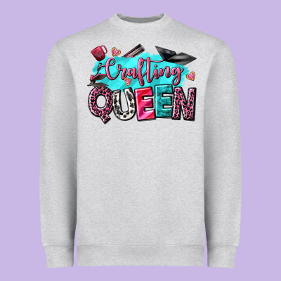 Crafting Queen Heavyweight Sweatshirt Designed By Nancycooperartshop