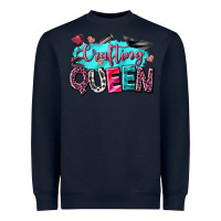 Navy crafting queen Heavyweight Sweatshirt - NancyCooperArtShop