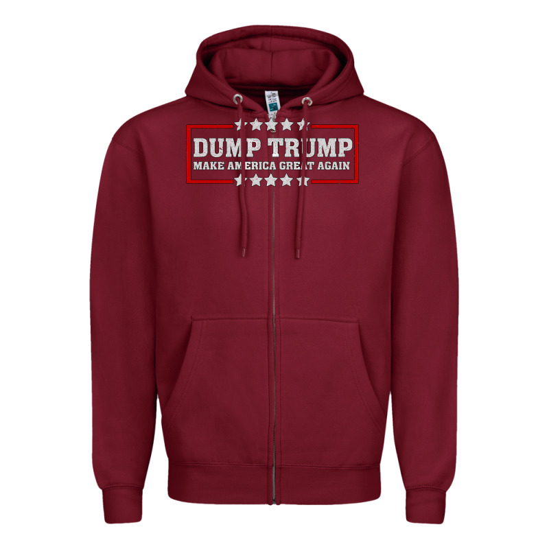 Dump Trump Zipper Hoodie by Bettercallsaul | Teevron