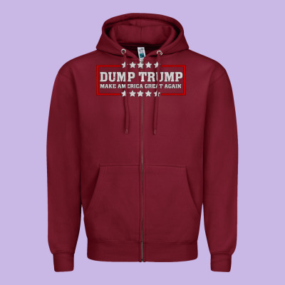 Dump Trump Zipper Hoodie Designed By Bettercallsaul
