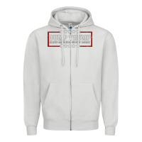 Dove Grey Dump Trump Zipper Hoodie - Bettercallsaul