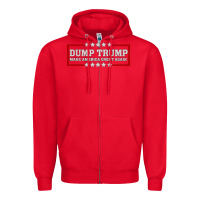 Red Dump Trump Zipper Hoodie - Bettercallsaul