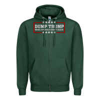Sports Green Dump Trump Zipper Hoodie - Bettercallsaul