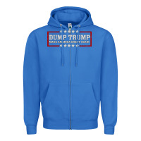 True Royal Dump Trump Zipper Hoodie - Bettercallsaul