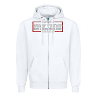 White Dump Trump Zipper Hoodie - Bettercallsaul